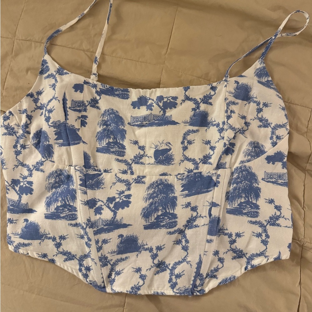 Heron Toile Corset Tank